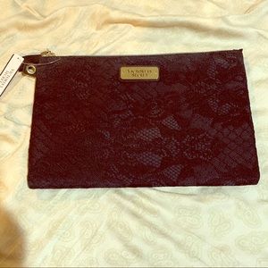 Sale!! Victoria Secret black makeup bag/ wristlet